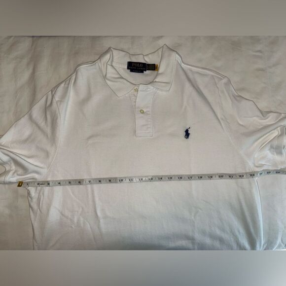 Polo by Ralph Lauren Iconic Mesh Polo Shirt XL Men’s White - Picture 3 of 7